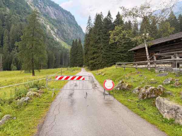 TRENTINO - Riapertura della strada della Val Genova a veicoli e pedoni