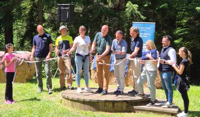 EVENTO - Inaugurato a Cavareno il Parco Arte Pineta