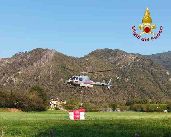 CRONACA -  Domato l'incendio boschivo a Tremosine