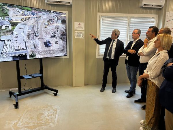 ATTUALITÀ - Anas, sopralluogo sul cantiere del raccordo tra A4 e Valtrompia