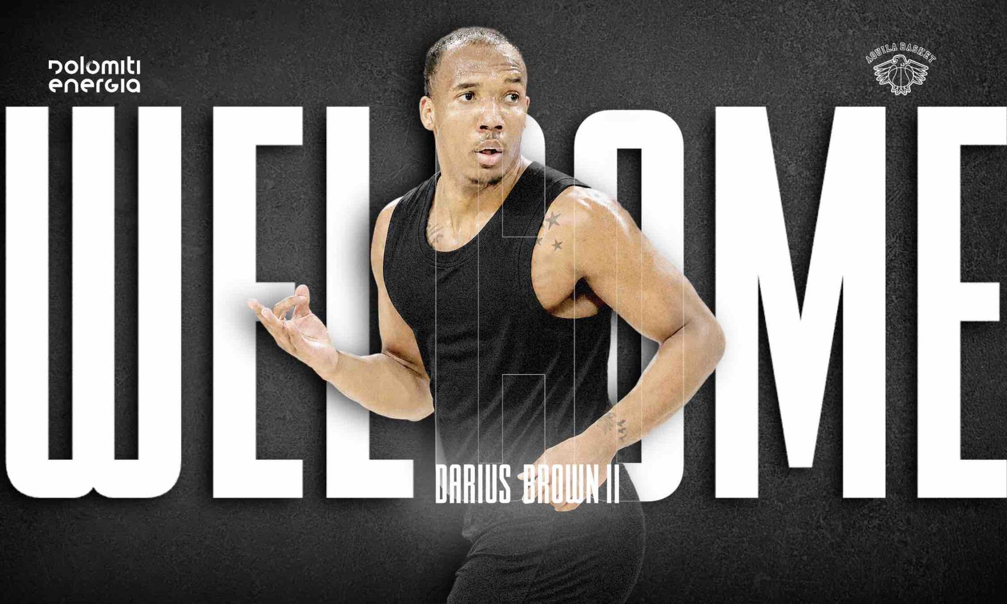 SPORT - Basket, la Dolomiti Energia Trentino chiude il roster col playmaker Darius Brown II