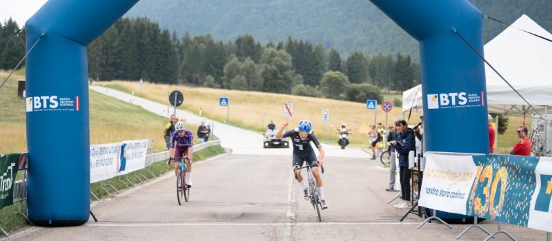 SPORT - Ciclismo: Frezzato batte Bonapace allo sprint alle Viote