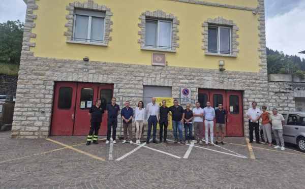 ATTUALITÀ - Cinte Tesino: al via i lavori della caserma dei vigili del fuoco