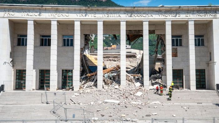CRONACA - Crollo del Palazzo di Giustizia di Bolzano: la situazione