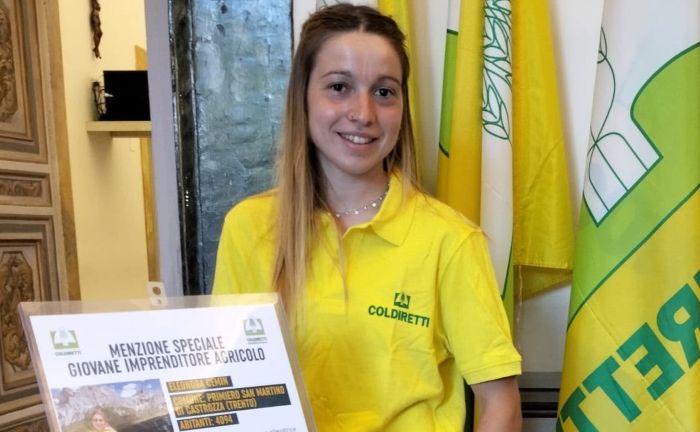 ATTUALITÀ - Piccolo Comune Amico: la trentina Eleonora Cemin premiata a Roma