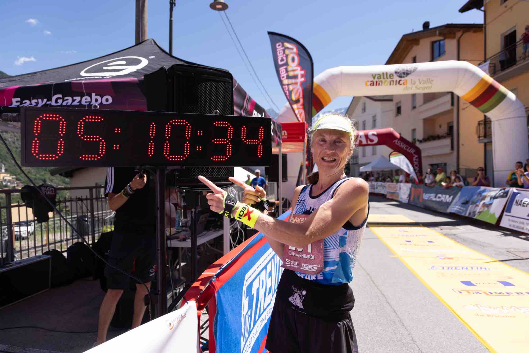 APRICA - Skymarathon 4 luglio, Corinna Ghirardi nella leggenda a Corteno Golgi