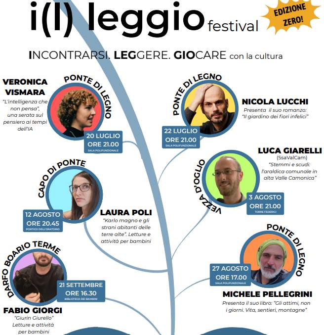 CULTURA - Valle Camonica: rassegna culturale della cooperativa Il Leggio