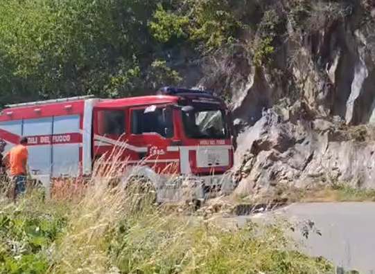 VALLE CAMONICA - Mobilitazione per un incendio a Vezza d'Oglio