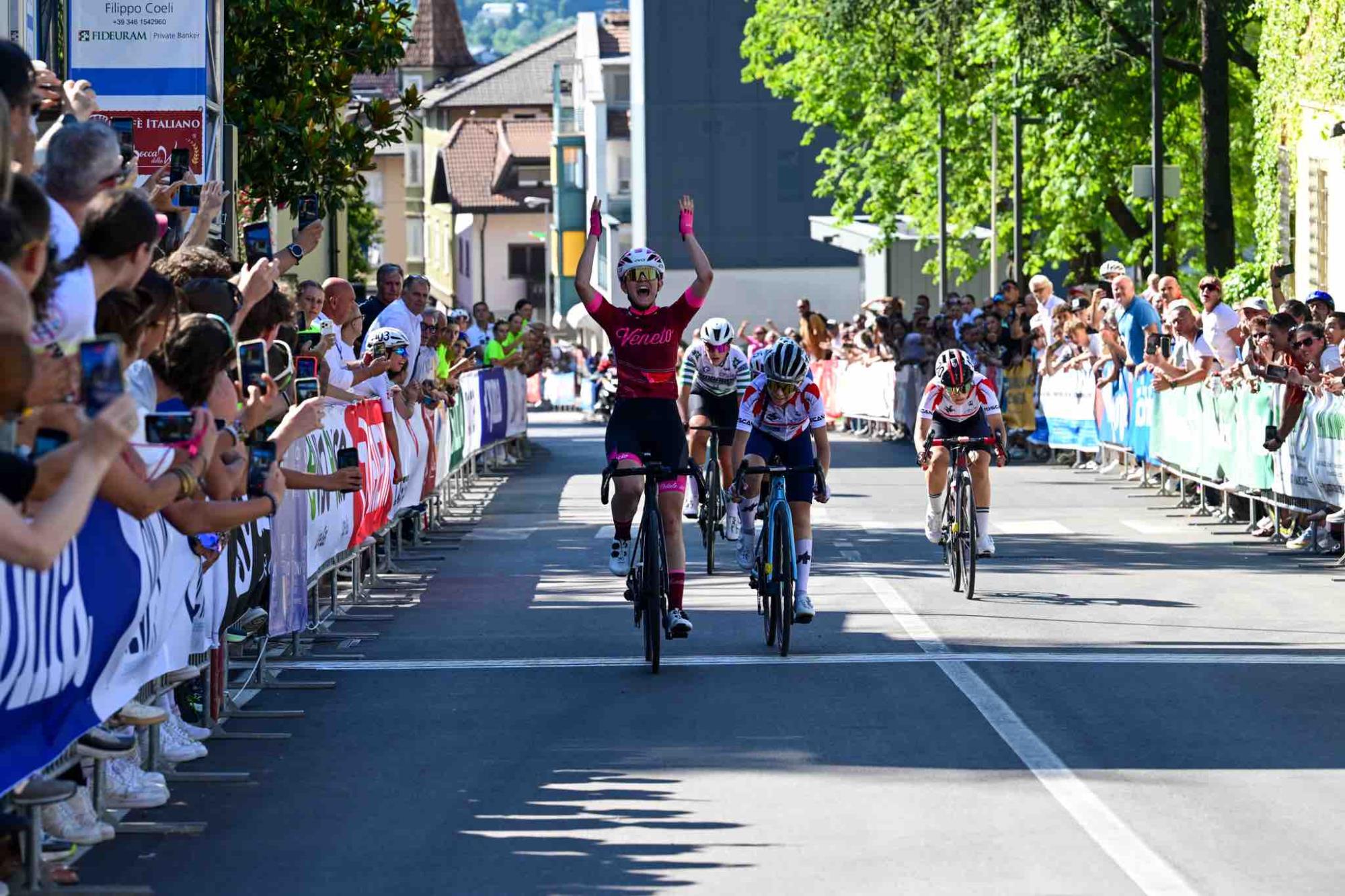 CICLISMO - Laives, la prima giornata dei Campionati di Ciclismo si conclude nel segno di Matilde Carretta