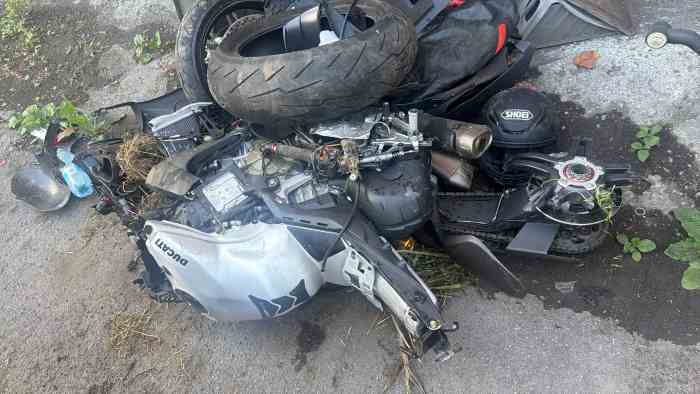 VALLE CAMONICA - Incudine: 29enne si schianta in moto, ricoverato alla Poliambulanza