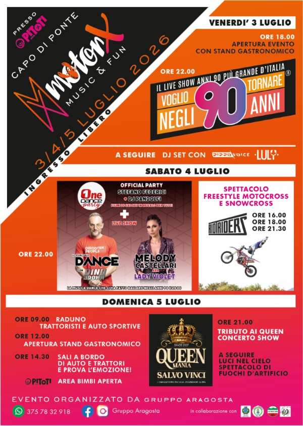VALLE CAMONICA - Motor X e grande festa di One Dance a Capo di Ponte