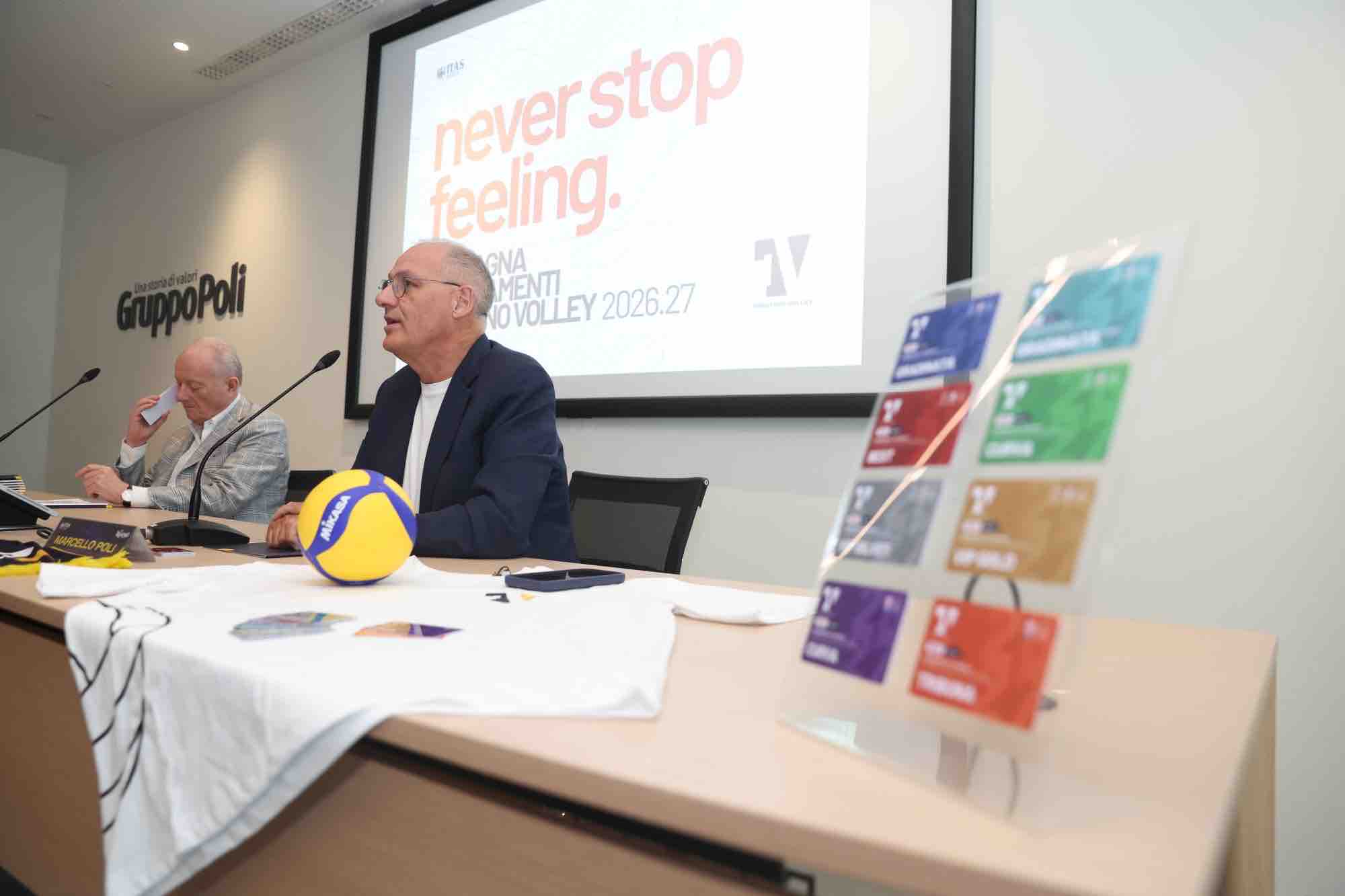 SPORT - "Never stop feeling.": la Campagna Abbonamenti 2026/27 di Trentino Volley