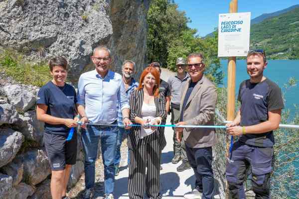 GARDA - Lago di Cavedine, torna fruibile il sentiero sulla sponda occidentale
