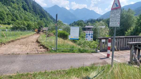 ATTUALITÀ - La Ciclovia dei fiori passerà sotto al ponte di Villa Rendena