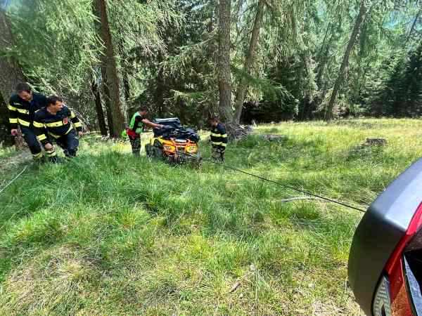 CRONACA - Rabbi: quad si ribalta a Malga Monte Sole, ferito 50enne