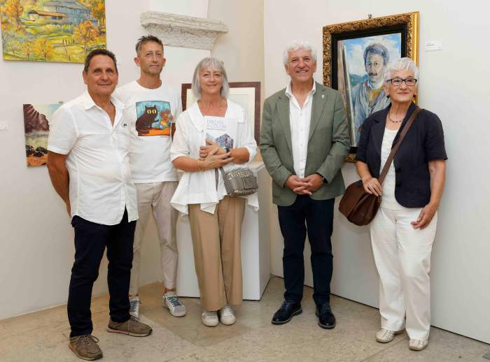 CULTURA - Inaugurata la seconda collettiva dell'estate a palazzo Trentini 