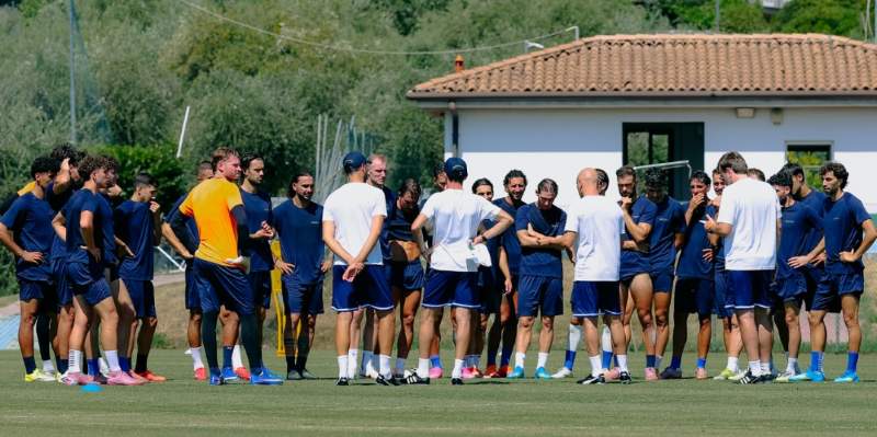 VALLE CAMONICA - Iniziato il ritiro dell'Union Brescia a Piamborno