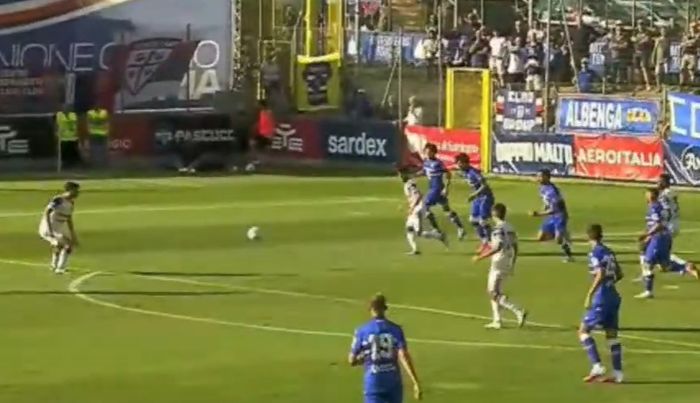 SPORT - Calcio: a Temù la sfida Cagliari-Sampdoria finisce 0-0