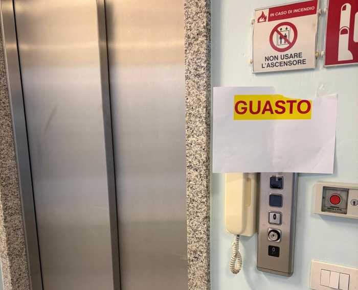 TRENTINO - RSA SPES di via Vittorio Veneto, ascensore guasto da oltre cinque mesi
