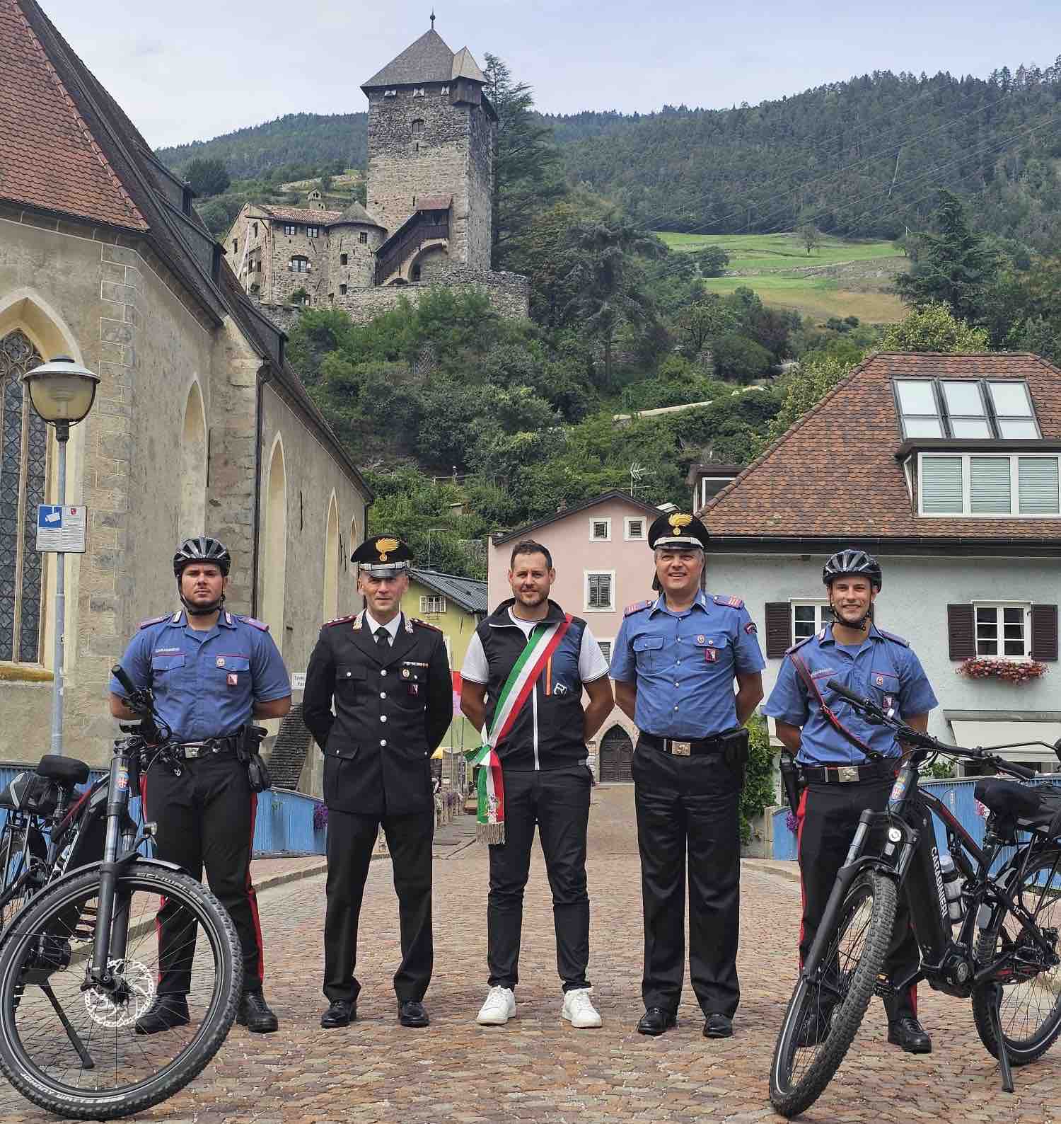 ALTO ADIGE - Valle Isarco: al via i servizi di pattugliamento in e-bike dei Carabinieri di Bressanone