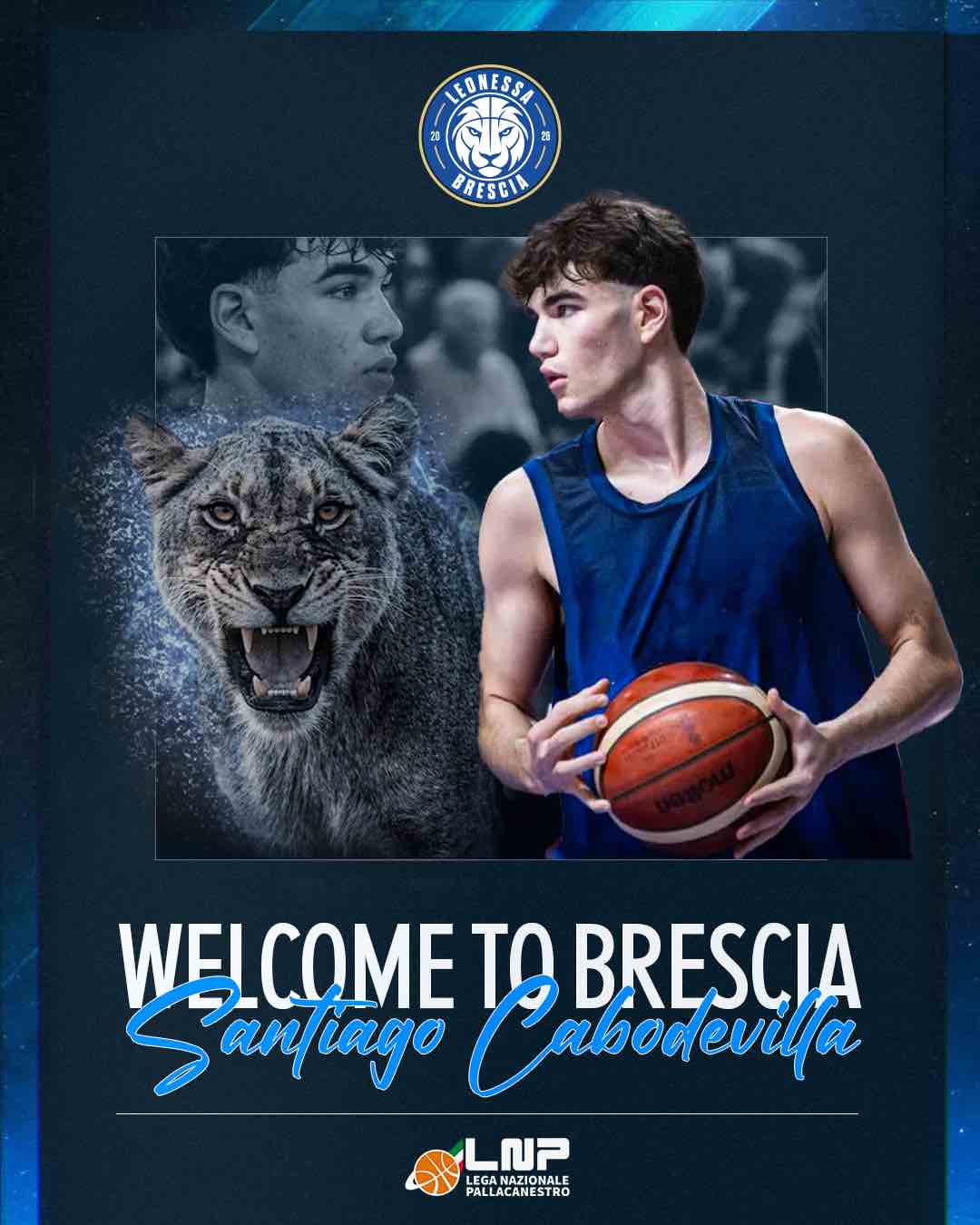 SPORT - Basket: talento, gioventù e garra, A2A Leonessa Brescia accoglie Santiago Cabodevilla