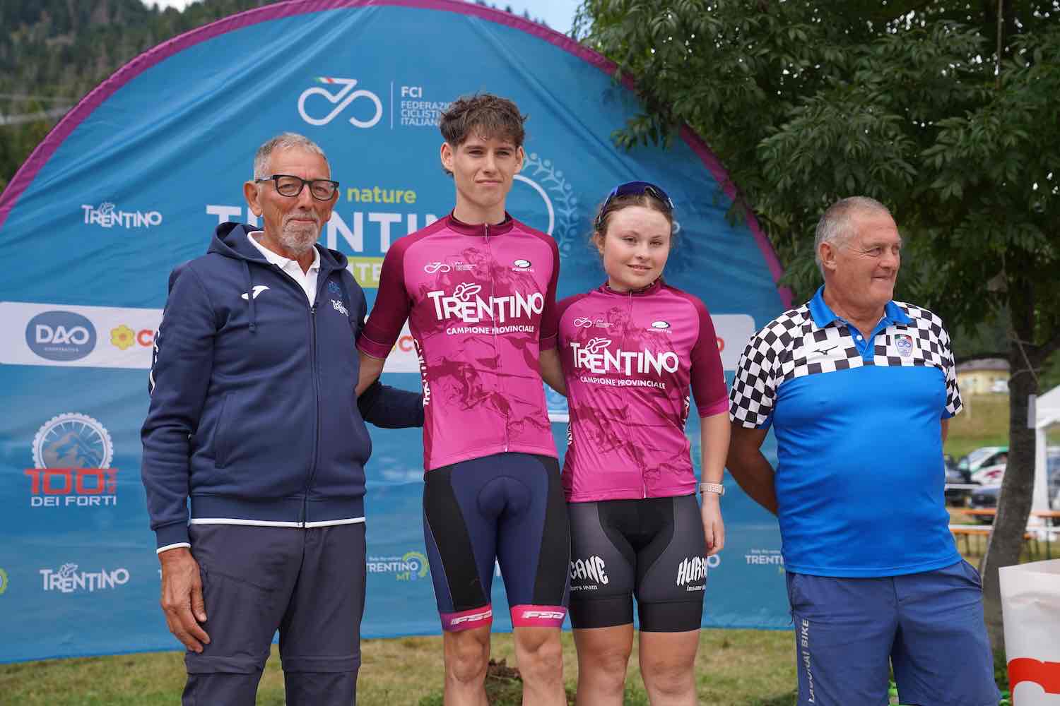 SPORT - Gioele Cobelli e Camilla Tonezzer campioni trentini di cross country