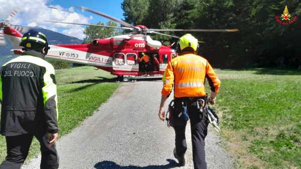 VALTELLINA - Teglio: evacuazione di 16 persone in Val D’Arigna
