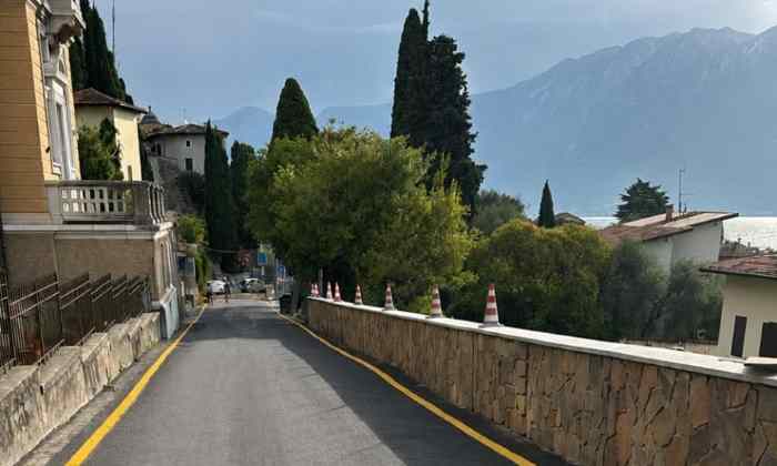 GARDA - Gargnano, chiuso il cantiere sulla Provinciale 9