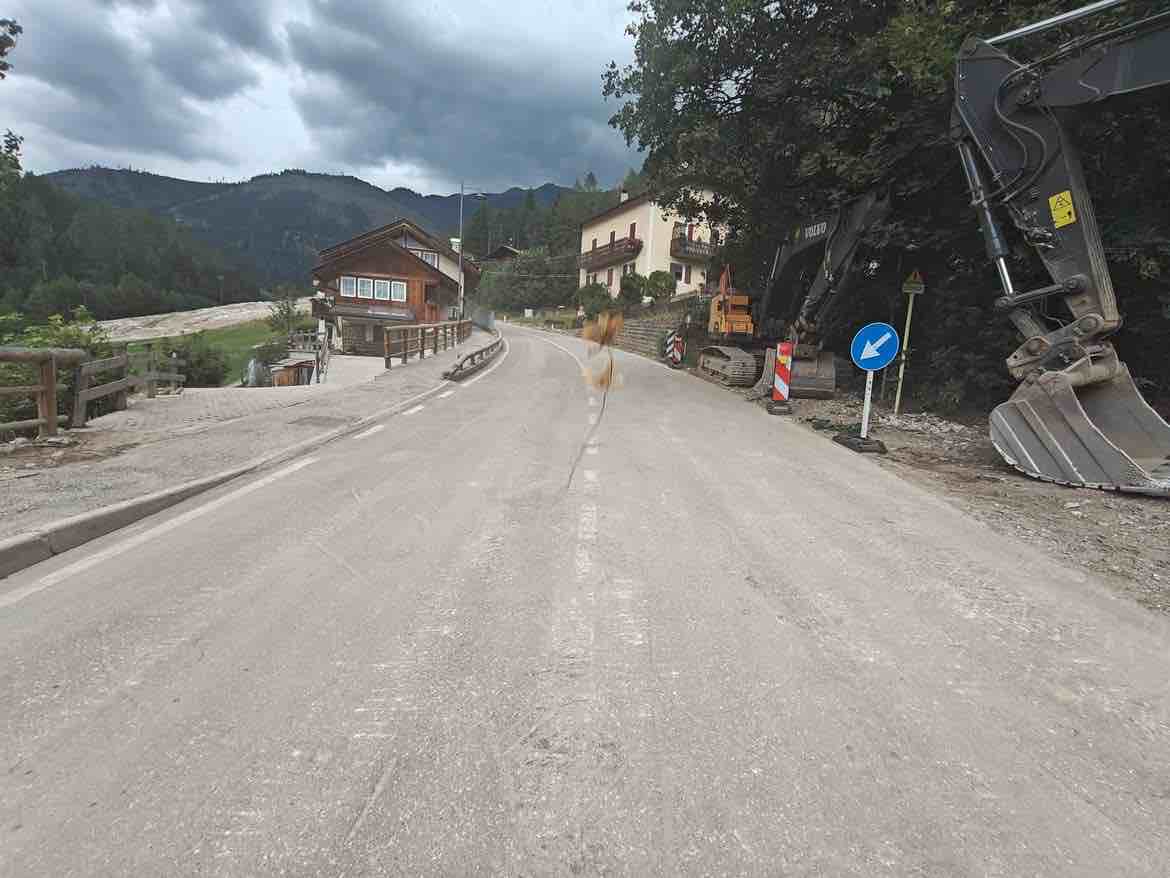 VAL DI FIEMME - Tesero, riaperta la Sp215 dopo gli interventi sulle colate di detriti