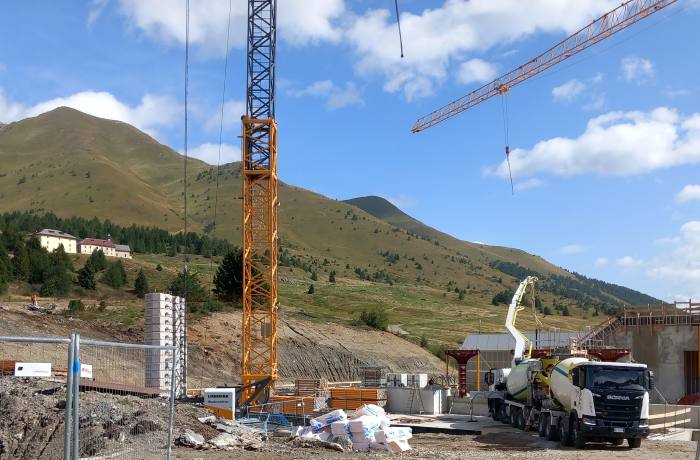 ATTUALITÀ - Tonale: realizzate le opere edili della nuova cabinovia Valbiolo