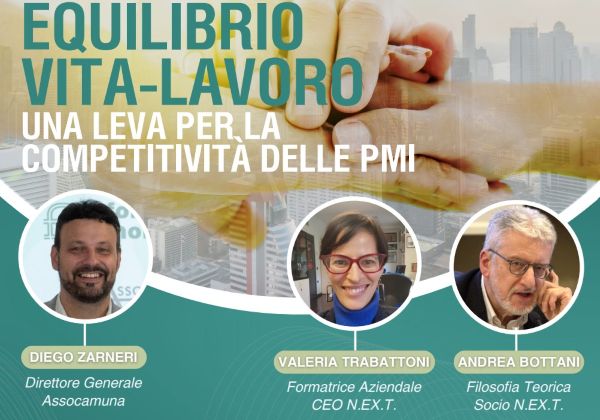 ATTUALITÀ - Assocamuna organizza un incontro dedicato al Work-Life Balance