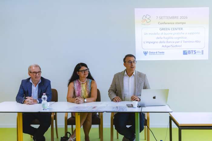 ATTUALITÀ - Banca Trentino Südtirol sostiene il Green Center