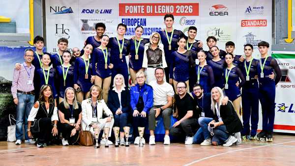 VALLE CAMONICA - Campionato europeo di pattinaggio artistico,  pioggia di medaglie azzurre