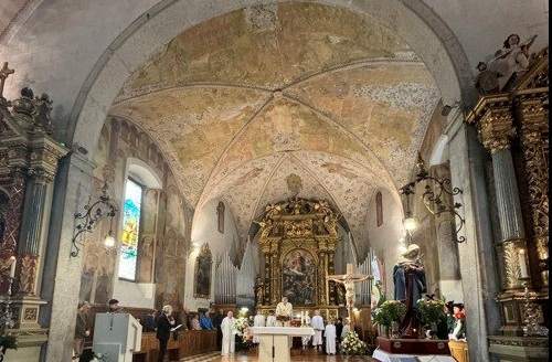 ALPE CIMBRA - Folgaria rinnova il voto del 1944 nella chiesa di San Lorenzo