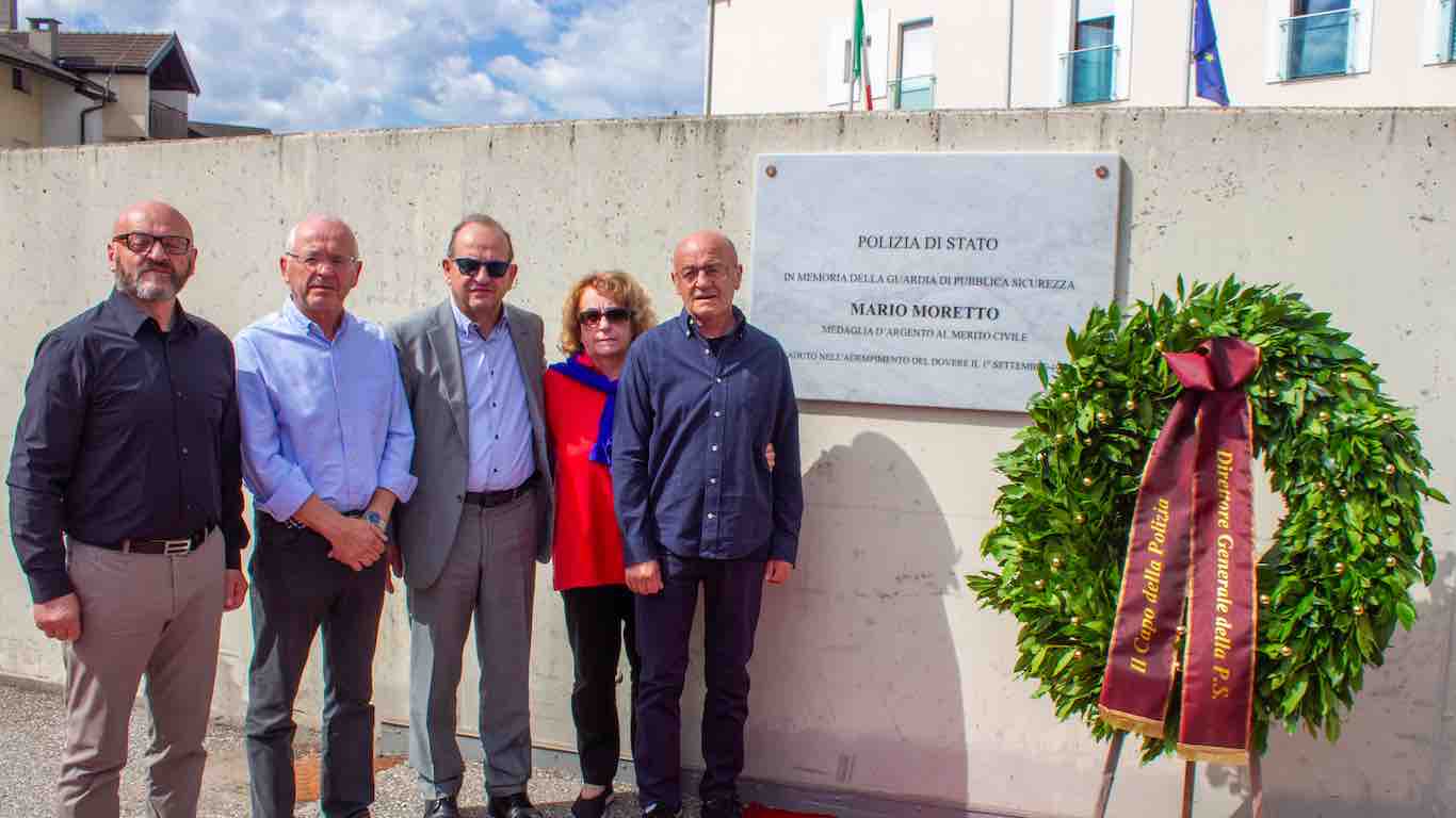 ALTO ADIGE - Commemorati i 60 anni dalla scomparsa di Mario Moretto, Medaglia d’Argento al Merito Civile