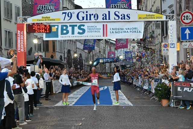 SPORT - Successo di Yeman Crippa al 79° Giro al Sas nella sua Trento