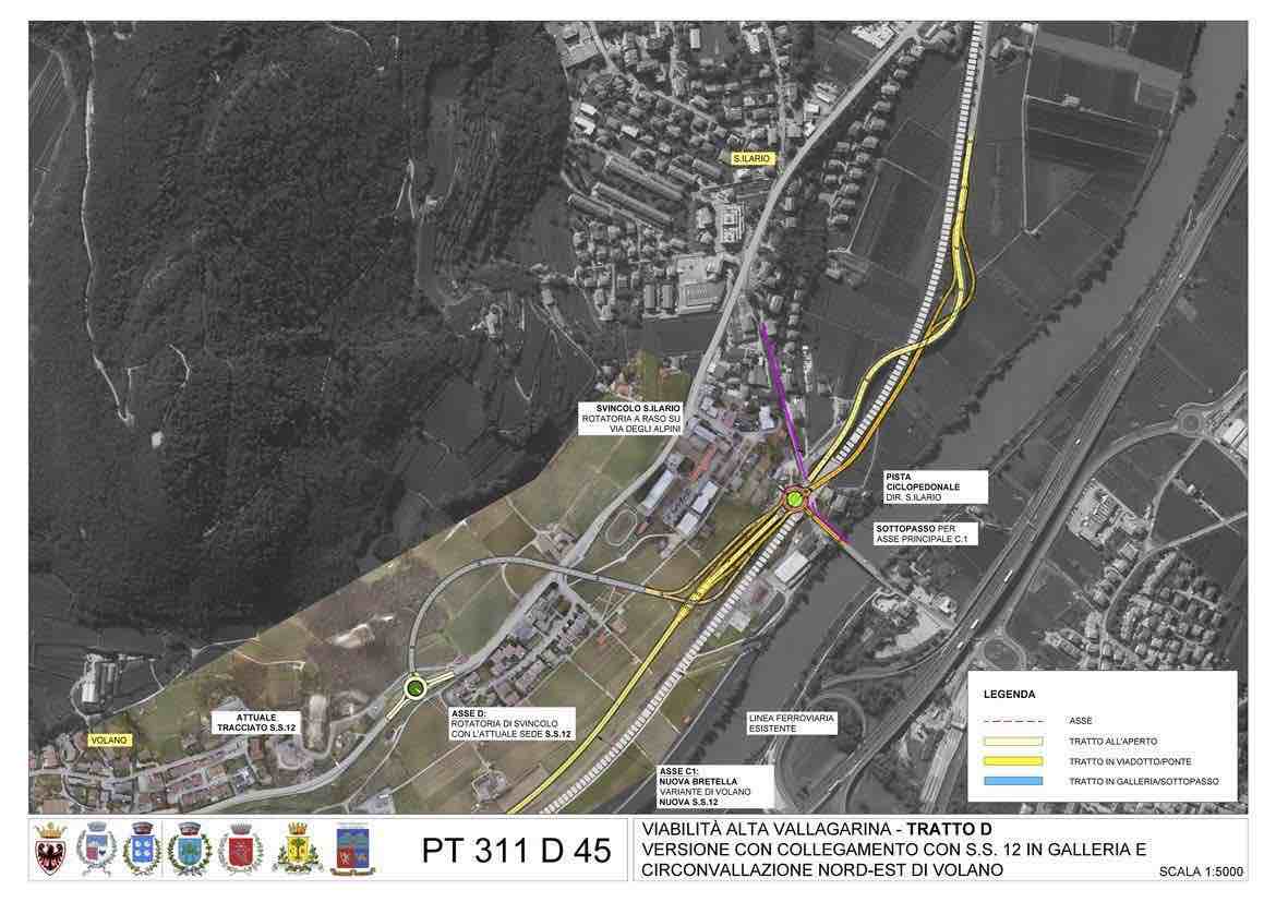 GARDA - Rovereto: aggiudicata la progettazione della Variante di Sant'Ilario