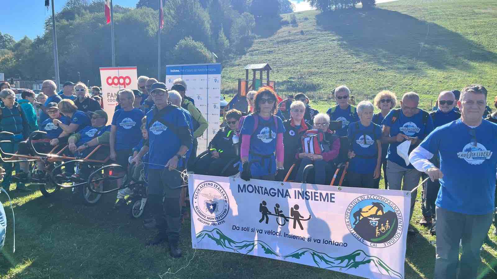 TRENTINO - A Polsa di Brentonico il 6° Raduno nazionale delle joëlette "A Ruota Libera"