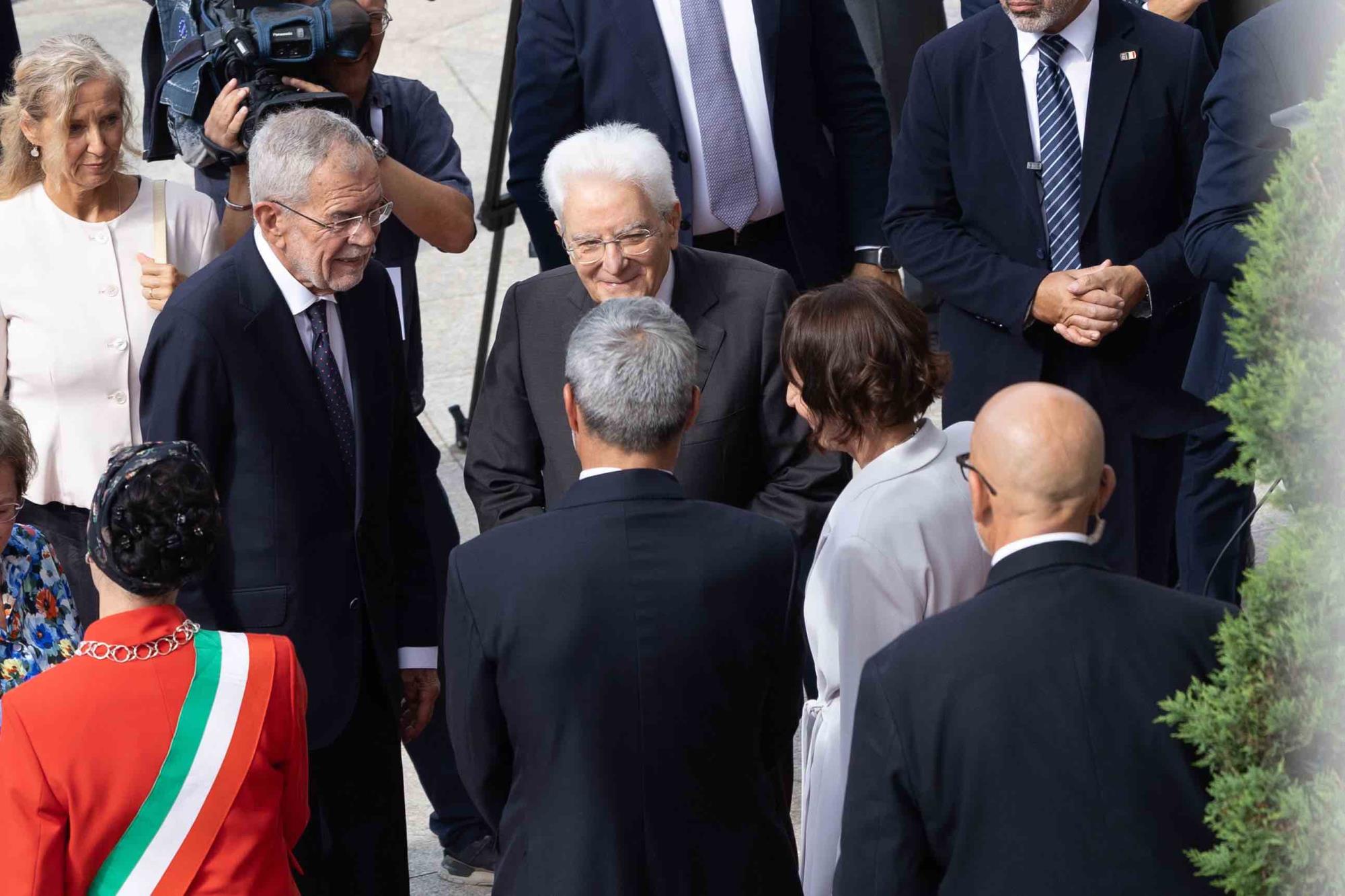 ALTO ADIGE - Giornata dell'Autonomia e 80 anni Accordo di Parigi: Capi di Stato di Italia e Austria a Merano