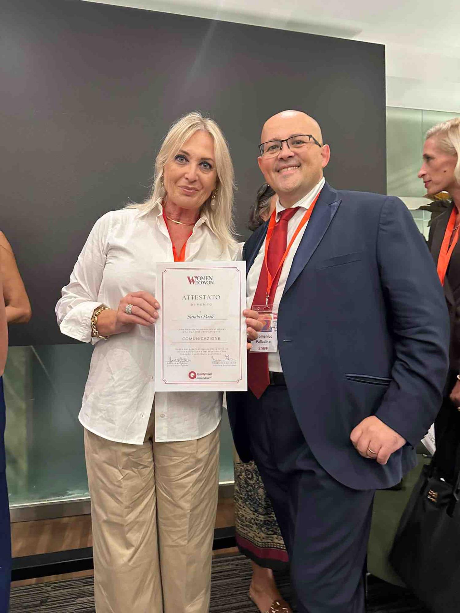 TRENTINO - Women Who Won, Sandra Paoli tra le tre finaliste nazionali nella categoria Comunicazione