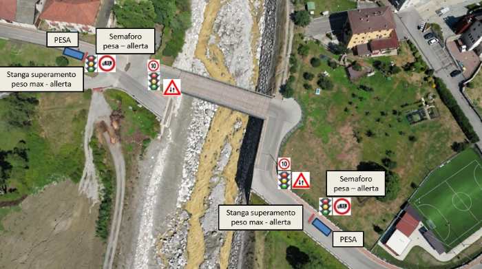 VALLE CAMONICA - Sonico: installazione e regole di utilizzo del ponte Bailey