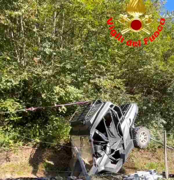 VALLE CAMONICA - Losine: soccorso il conducente di un quad e recuperato il mezzo