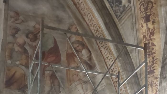 ATTUALITÀ - Breno: restauro degli affreschi del Romanino nella chiesa di Sant'Antonio