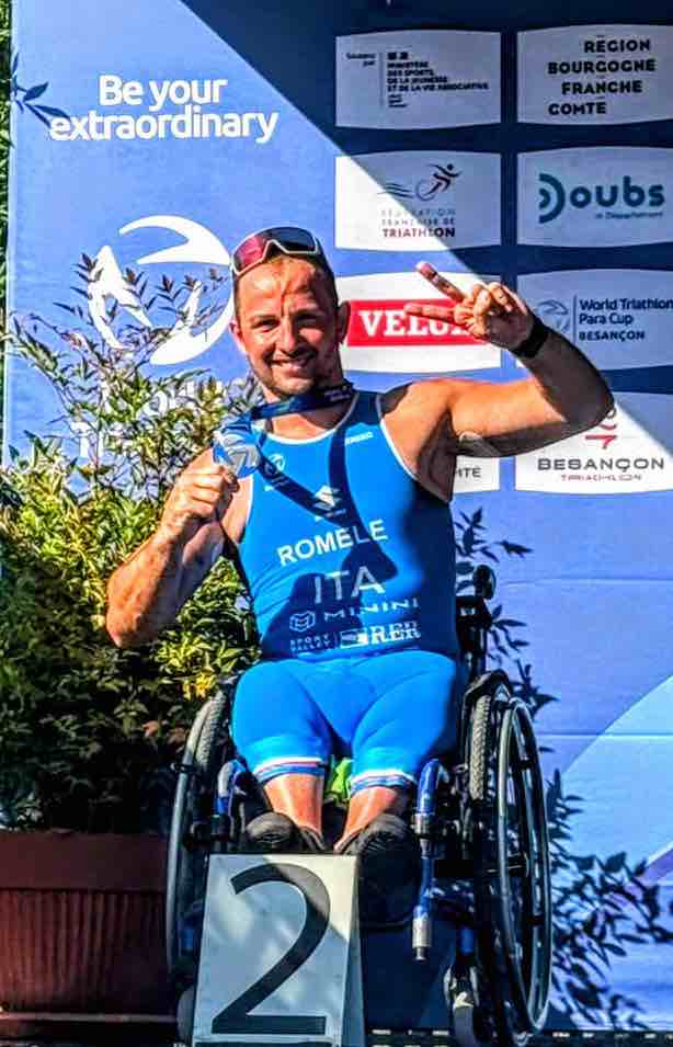 VALLE CAMONICA - Giuseppe Romele si prepara per i Mondiali di Paratriathlon
