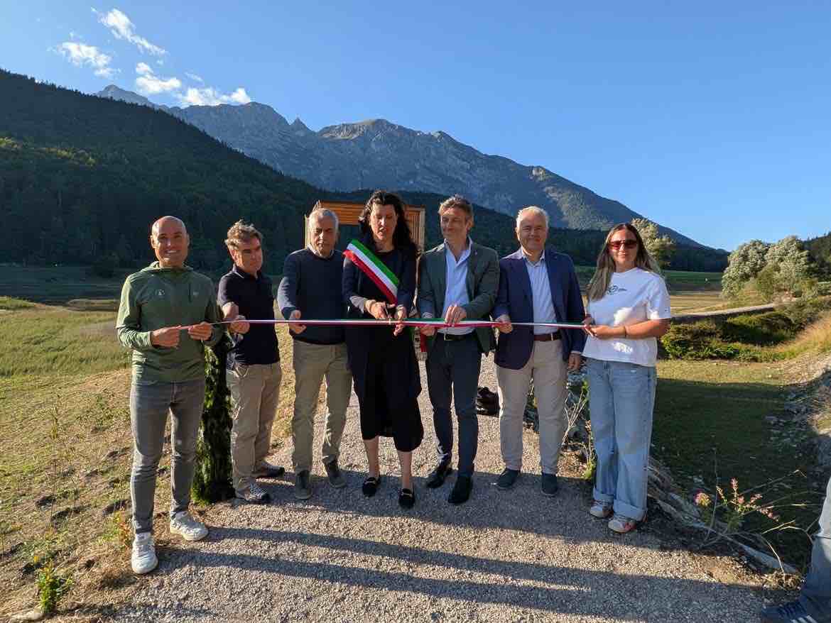 TRENTINO - Lago di Andalo, inaugurato il nuovo percorso escursionistico