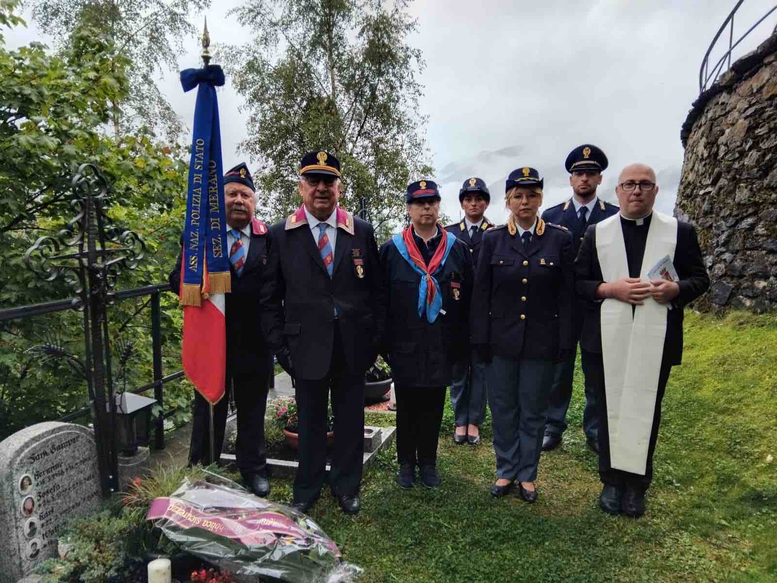 ALTO ADIGE - La Polizia di Stato ricorda Walter Gamper "Vittima del Dovere"