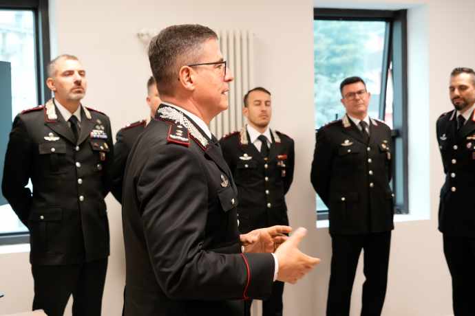 ATTUALITÀ - Sondrio, visita del Comandante della Legione Carabinieri Lombardia