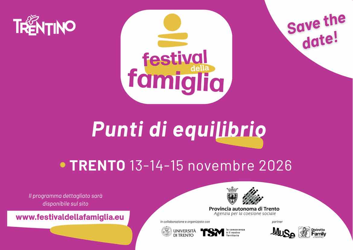 EVENTO - Festival della Famiglia: i "Punti di equilibrio" al centro dell’edizione 2026