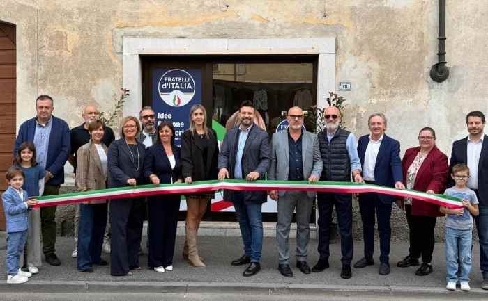ATTUALITÀ - Inaugurata la nuova sede di Fratelli d'Italia a Remedello