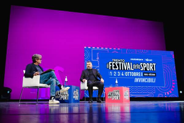 SPORT - Ovazione per Gennaro Gattuso al Festival dello Sport di Trento